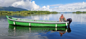 Lakes of Killarney Boat Tours traditional boat with driver